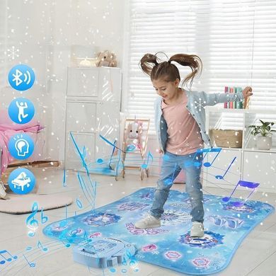 Светодиодный танцевальный коврик с Bluetooth для детей, музыкальный коврик, 9 разных уровней