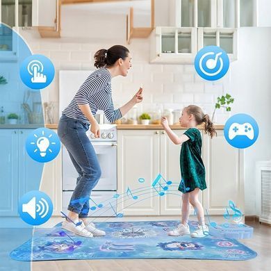 Светодиодный танцевальный коврик с Bluetooth для детей, музыкальный коврик, 9 разных уровней