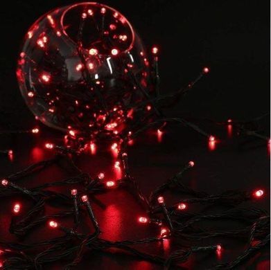 Новорічна гірлянда 63 м 1000 LED (Червоний колір), Червоний