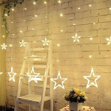 Гирлянда звезды бахрама 4,5 м 138 LED