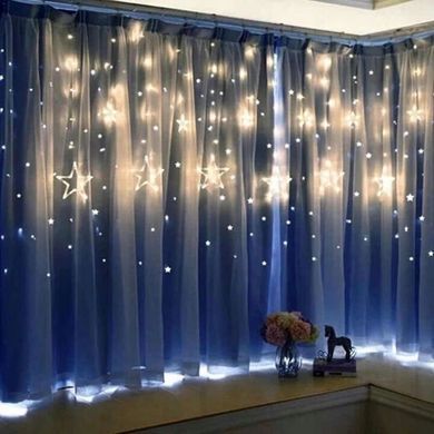 Гирлянда звезды бахрама 4,5 м 138 LED