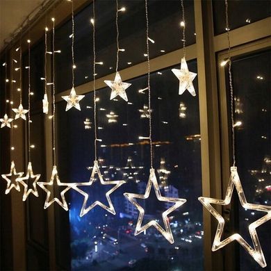 Гирлянда звезды бахрама 4,5 м 138 LED