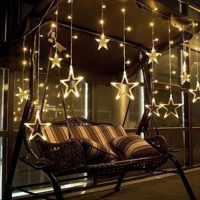 Гирлянда звезды бахрама 4,5 м 138 LED