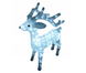 Новорічна акрилова статуя олень середній RENIFER, що світяться новорічні олені 160 LED - 1