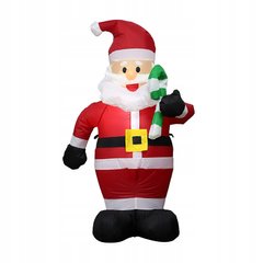 Надувной Дед Мороз с конфетой LED 120см
