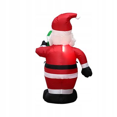 Надувной Дед Мороз с конфетой LED 120см