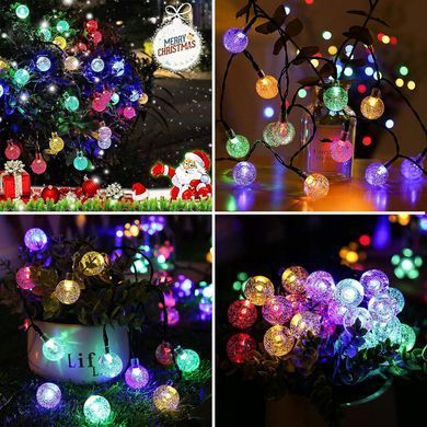 Солнечные садовые гирлянды 6,5м 50 led