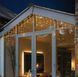 Новогодняя гирлянда бахрома 9,5 м 200 LED (Теплый белый с холодной белой вспышкой) - 2