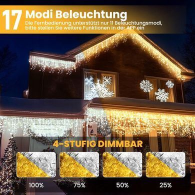 Рождественские огни Штора Гирлянда Световая Штора 1200 Led 30 м