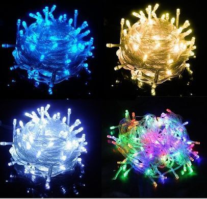 Новорічна гірлянда 20 LED, Довжина 2,2 M, Мультиколір