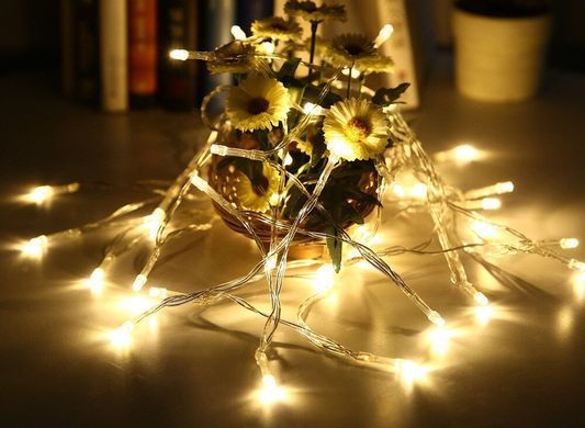 Новорічна гірлянда 20 LED, Довжина 2,2 M, Мультиколір