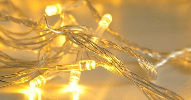 Новорічна гірлянда 20 LED, Довжина 2,2 M, Мультиколір