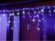 Новогодняя гирлянда бахрома 9,5 м 200 LED (Синий с холодной белой вспышкой) - 2