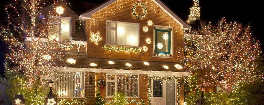 Гірлянда у вигляді бурульки з 500 LED + флеш-датчик таймер синій