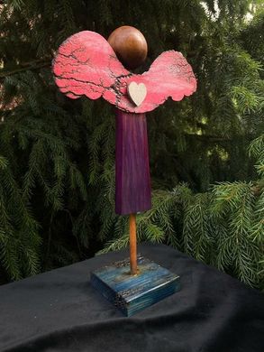 Деревянный ангел Фигурка деревянного ангела 30 см