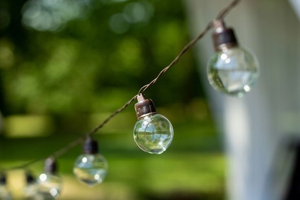Сонячна садова гірлянда 20x Кулькові світлодіодні лампочки