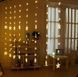 Новорічна гірлянда бахрома зірочки 5 м 175 LED (Теплий білий з холодним спалахом) - 2