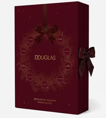 Косметичний адвент-календар Douglas стоячий прямокутний з косметикою 💄✨🎄