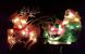 Новогодняя гирлянда "Дед Мороз и олени" 35 LED - 2