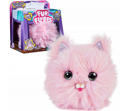 Пухнастий інтерактивний талісман рожеве кошеня