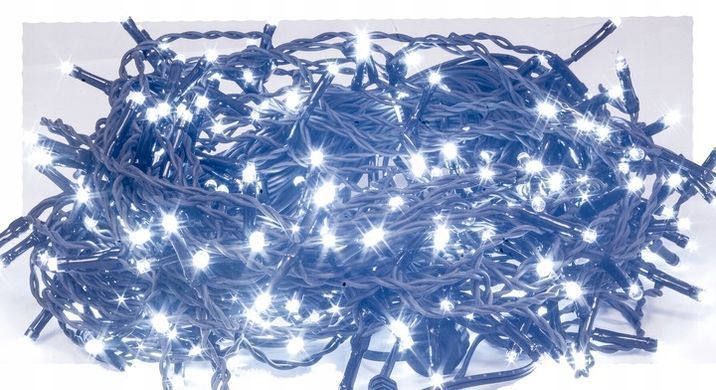 Гирлянда бахрома 600 LED 18 м Белый холодный + Вспышка флеш