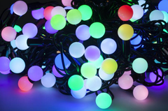 Новогодняя гирлянда 200 LED / 20 м, Разноцветный свет, 200