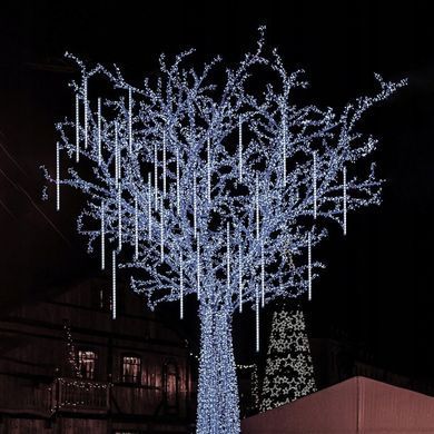 Зовнішні світлодіодні метричні бурульки 10 шт * 50 см, 360 led холодний білий