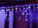 Новорічна гірлянда бахрома 23,5 м 500 LED (Синій з холодним білим спалахом) - 2