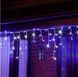 Новорічна гірлянда бахрома 23,5 м 500 LED (Синій з холодним білим спалахом) - 5