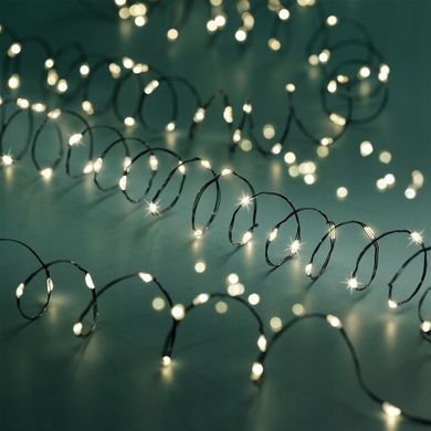 Різдвяні гірлянди 1000 led теплого білого кольору, котушка з проводом 100 м, USB