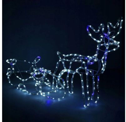 Різдвяний Олень з підсвіткою LED Б/Х + Флеш 210 см