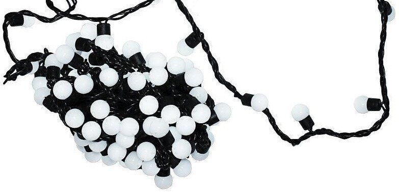 Новогодняя гирлянда 300 LED / 30 м, Белый холодный свет, Белый холодный