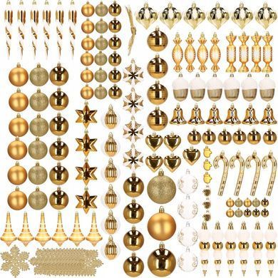 Рождественские игрушки Springos&reg; 155 шт