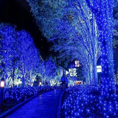 Рождественские елочные гирлянды 1000 LED + Вспышка 63 м