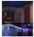 Новогодняя гирлянда бахрома мультицвет 300 LED 8.3 м - 2