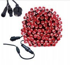 Новогодняя гирлянда 8 м 100 LED (Красный цвет), Красный