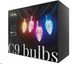 Girlanda Twinkly C9 Lights 80 RGB LED, зеленый кабель, 24 м, IP44
