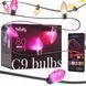 Girlanda Twinkly C9 Lights 80 RGB LED, зеленый кабель, 24 м, IP44