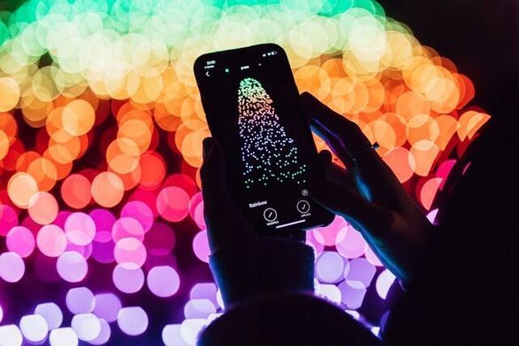 Twinkly smart конфеты свечи 200 LED RGB USB T лампы