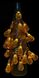 Новогодняя гирлянда "Золотая груша" 26 LED, Золотой свет - 6