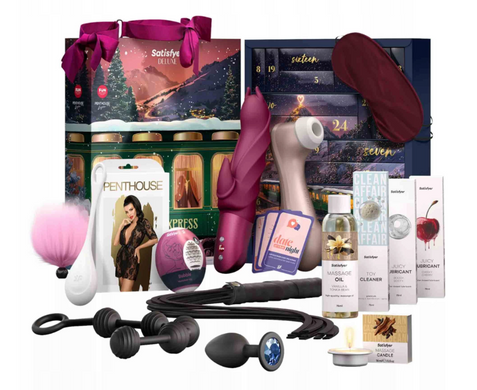 Эротический рождественский адвент-календарь с секс-игрушками Satisfyer Deluxe Set