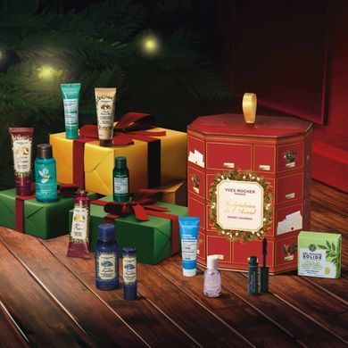 Женский рождественский адвент-календарь с косметикой Yves Rocher