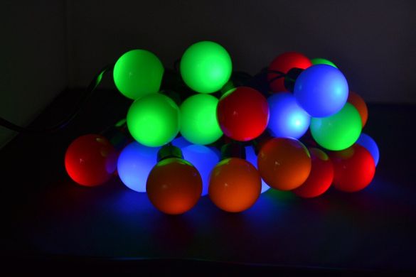Новогодняя гирлянда 30 LED, Разноцветный свет, 30