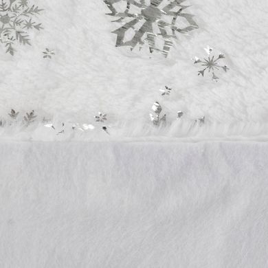 Килимок для різдвяної ялинки, білий килим, хутряний, 78 см