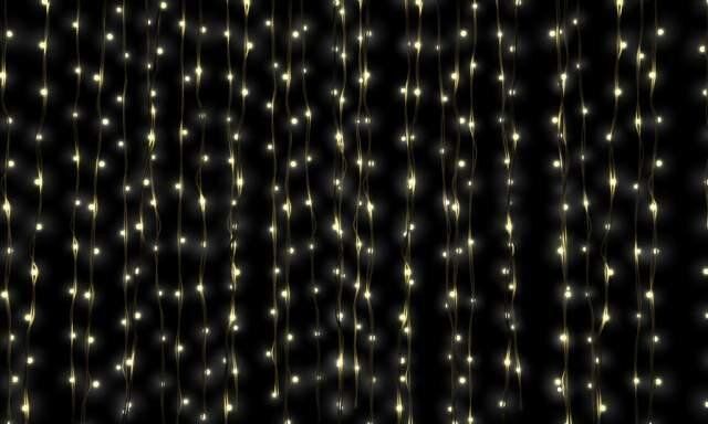 Новогодняя гирлянда штора 600 LED 15 м, Мультицвет