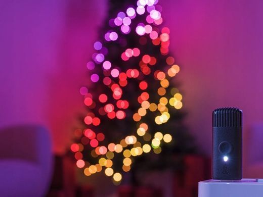 Светодиодные рождественские гирлянды Twinkly Strings 750 RGB, черный кабель, 60 м, IP44