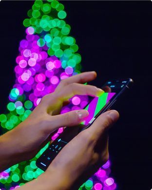 Twinkly Strings 600 Led RGB черный провод Вилка F (тип ЕС) 48 м