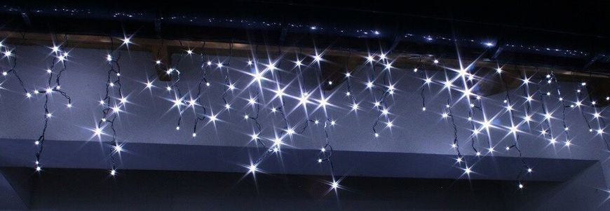 Новогодняя гирлянда Бахрома 200 LED, 7 м, Кабель 3,5 мм, Диод 8 мм, Цвет на выбор, 200