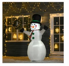 Надувний сніговик 193см LED