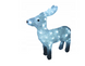 Новорічна акрилова статуя оленень середній RENIFER, що світяться новорічні олені 60 LED - 1